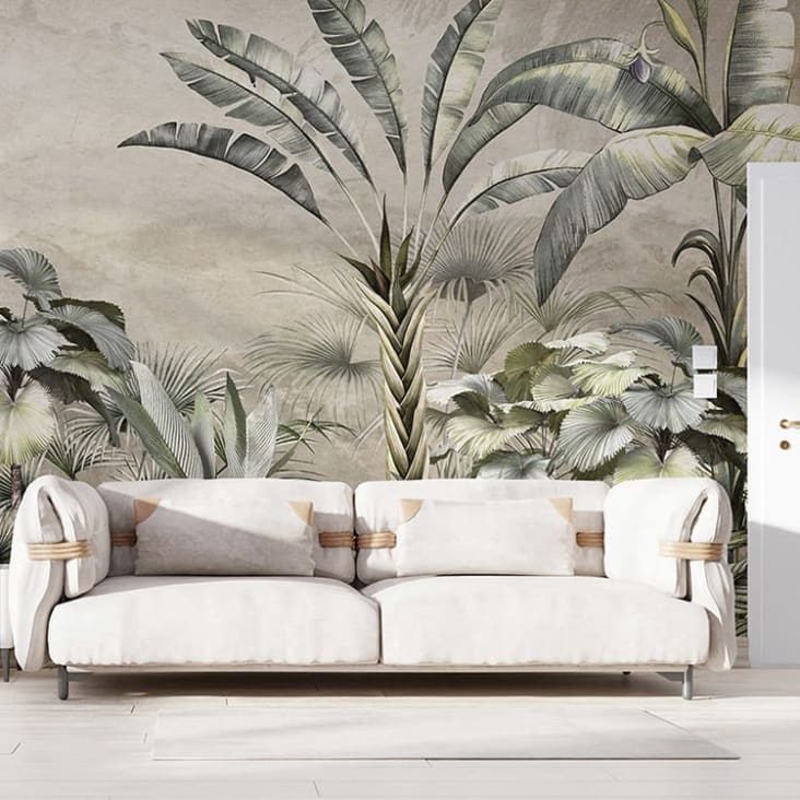 Papel Pintado Autoadhesivo Vintage De Pájaros 44,5x200 Cm | Vinilo Para Paredes Y Muebles Con Estampado De Selva