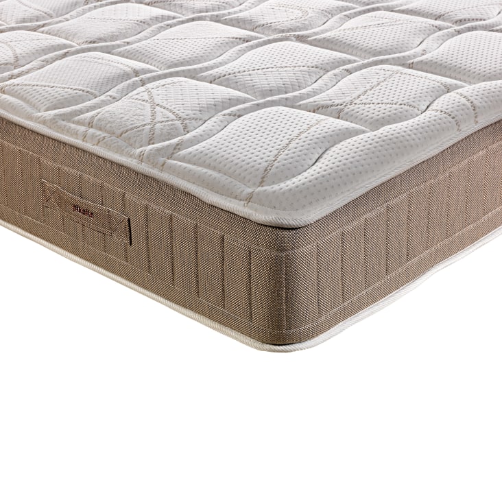 Pack PIKOLIN, colchón Snow Normablock 31cm, canapé abatible natural y  almohada visco, 150x200
