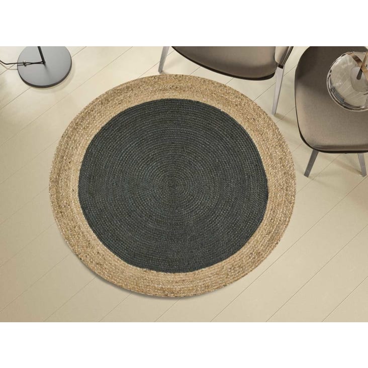 Venta de alfombras de yute redondas con formas redondas.