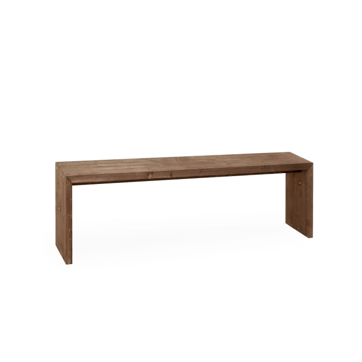 Panchina In Legno Abete TOTAL WOOD 100x38,5x50 Cm - Con Ripiano Portascarpe, 3 Posti, Kit Montaggio, Made In Italy