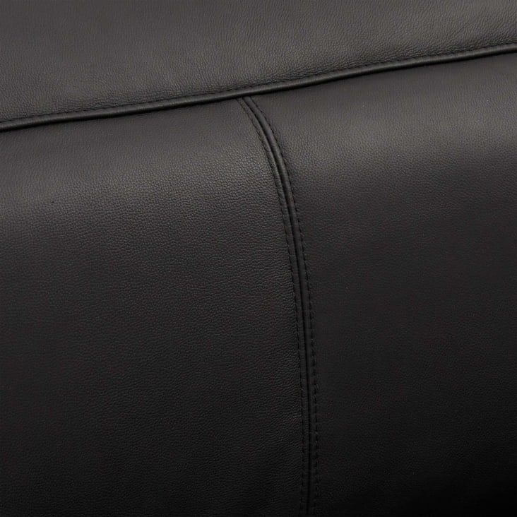 Canapé d'angle 3 places en cuir noir-ALEXA cropped-10