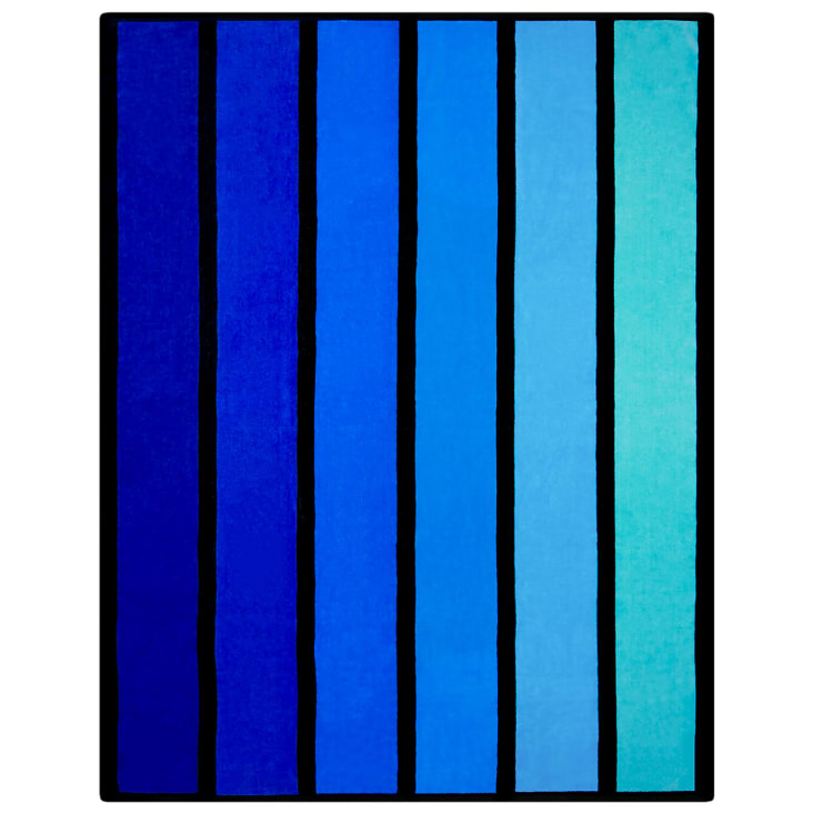 BiancheriaWeb Serviette De Plage Jacquard En éponge Motif