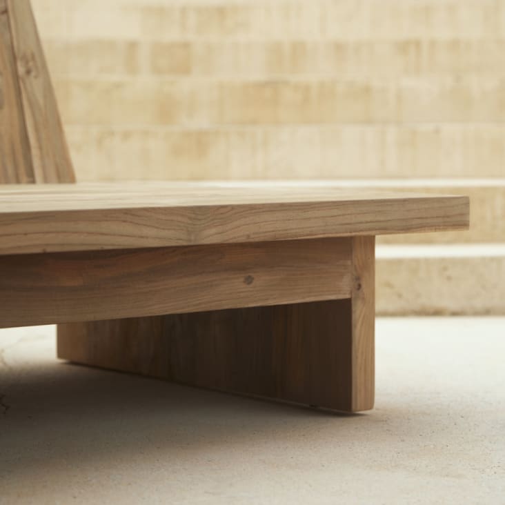 Panchina Angolare In Legno Massello - Bianco E Pino, 150x180 Cm, Per Esterno O Interno