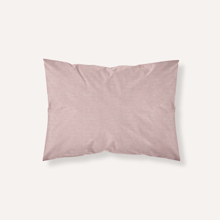 2 fundas de almohada de algodón 50x75 cm rosa CASUAL TO, Maisons du Monde