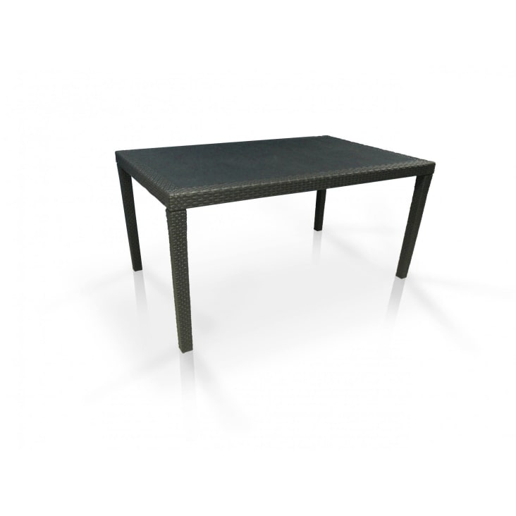 Tavolo rettangolare allungabile da esterno, Made in Italy, colore bianco,  Misure 150 x 72 x 90 cm (allungabile fino a 220 cm)