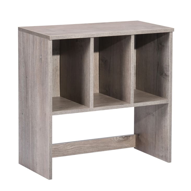 Tavolino da divano con 3 contenitori in legno Rovere SIDE TABLE