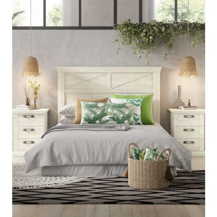 Cabecero de cama de pared para dormitorio estilo moderno madera