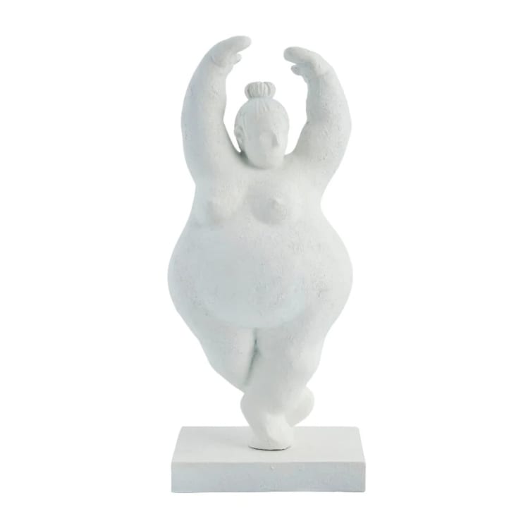 Statuette de la déesse romaine de la justice avec bronze