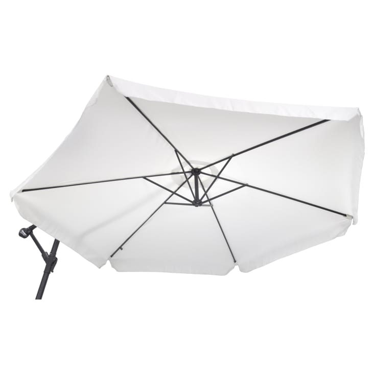 Ombrellone Da Giardino Decentrato Garda 4x3m - In Alluminio, Telo Anti-UV Beige - Foto 2