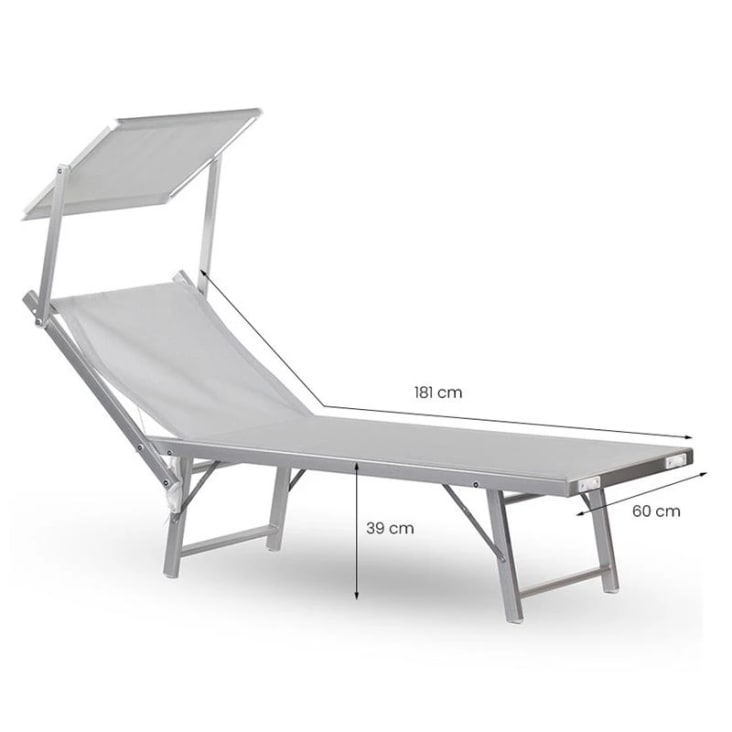 Lettino Mare Amazon Brandine Mare Lettino Mare Prendisole In