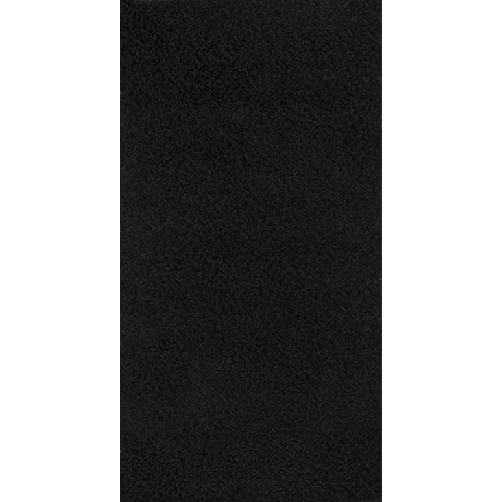 Tapis Shaggy Moderne Noir 80x150-Lilly