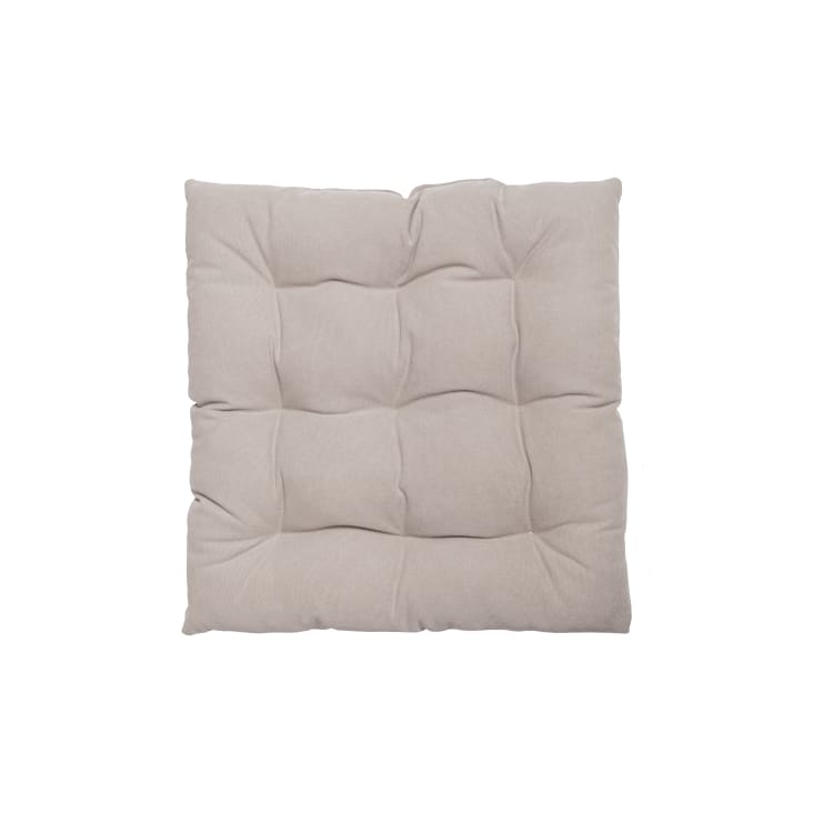Cuscino da terra in cotone grigio 60x60 CALMA | Maisons du Monde