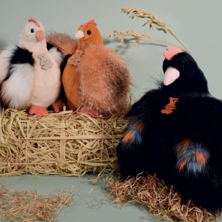 Peluche poule La ferme Maisons du Monde
