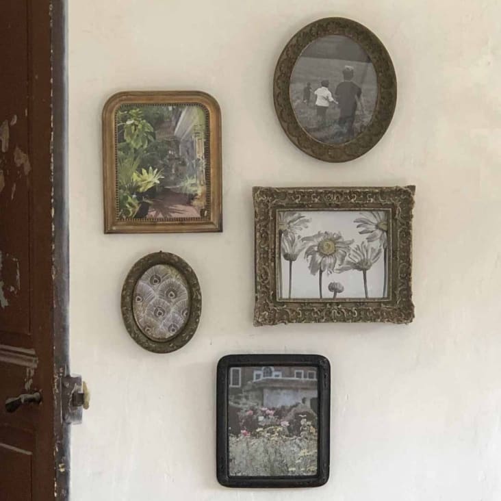 Tableau avec cadre baroque - Motif nature morte - 90 x 70 cm - Pour le  salon - Décoration murale antique : : Cuisine et Maison