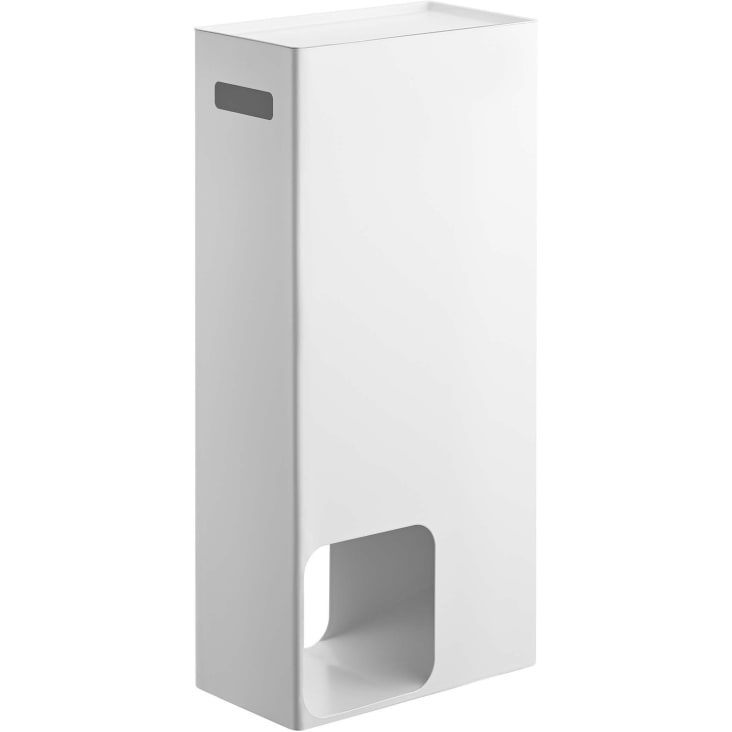Torre portaoggetti per carta igienica - L23 cm - Bianco