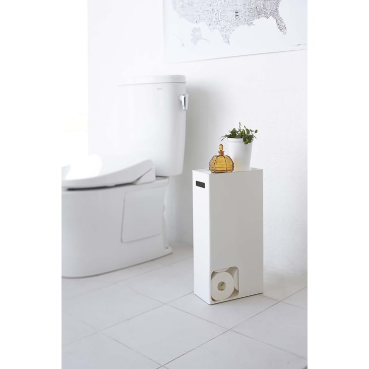 Rangement papier toilette en osier gris - Cdiscount Maison