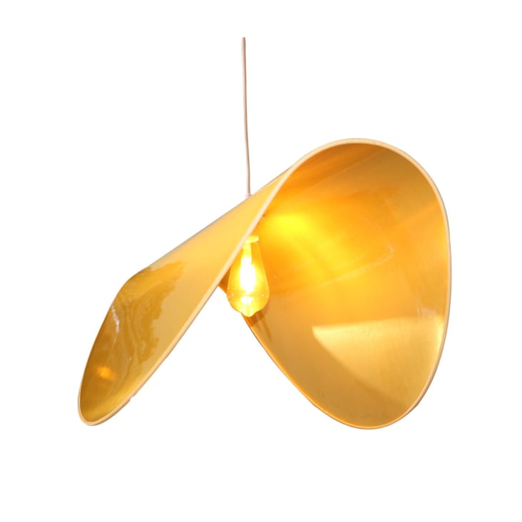 Suspension Vague doré Ø 80 x H 30 DESIGN Maisons du Monde