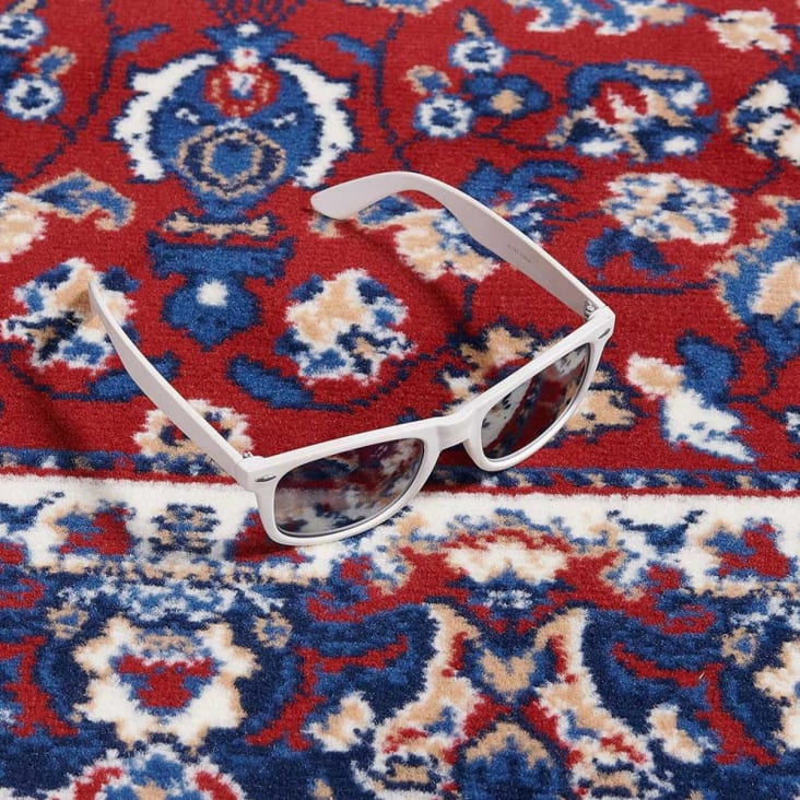 Alfombra oriental ideal para cocina, roja 160x230