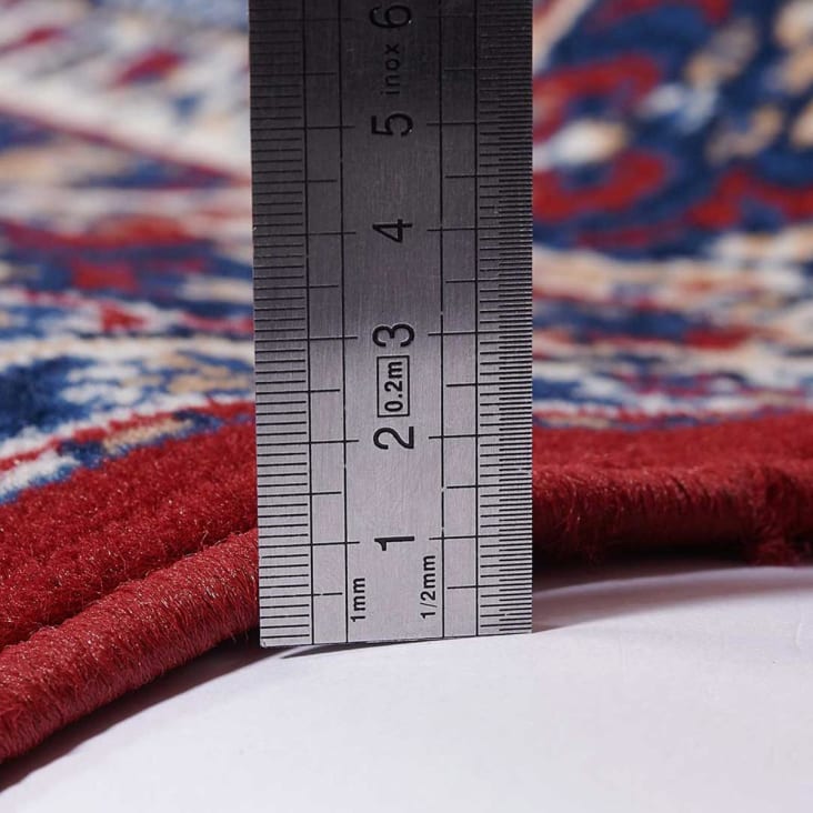 Alfombra oriental ideal para cocina, roja 160x230
