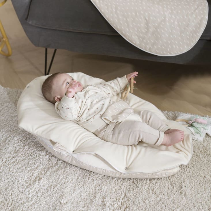 Réducteur de lit bébé - nid bébé en coton - Mon Coussin D'Allaitement
