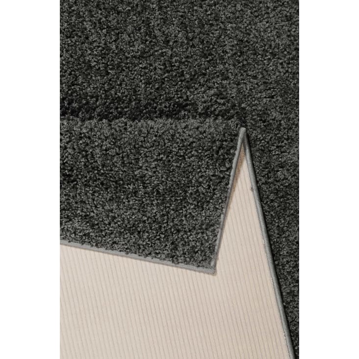 STOENSE Alfombra, pelo corto, gris oscuro, 170x240 cm - IKEA