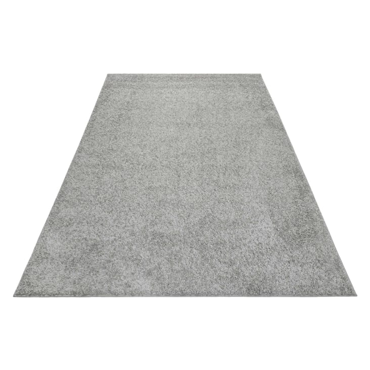 Tappeto shaggy unicolor grigio 200x200 #whisper shag