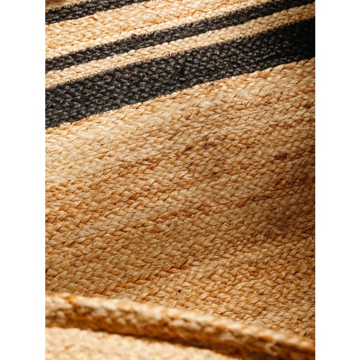 Alfombra de yute negro 120x170 JUTTA | Maisons du Monde