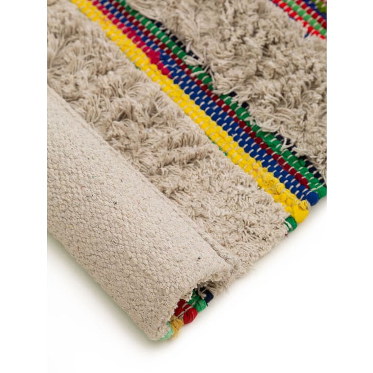 BENUTA - Alfombra de algodón multicolor 200x300 cm