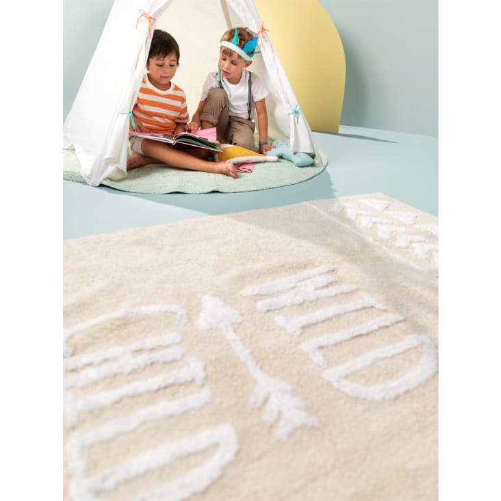 Tappeto lavabile per bambini multicolor/beige 120x170 MAYA