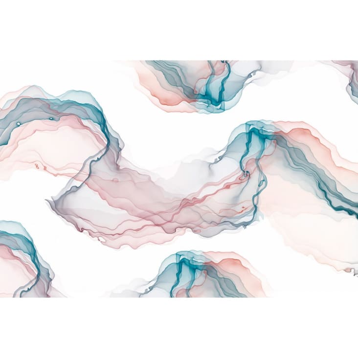 Papier peint panoramique motif imprimé Rose 432x285cm-INKI BLUE cropped-2