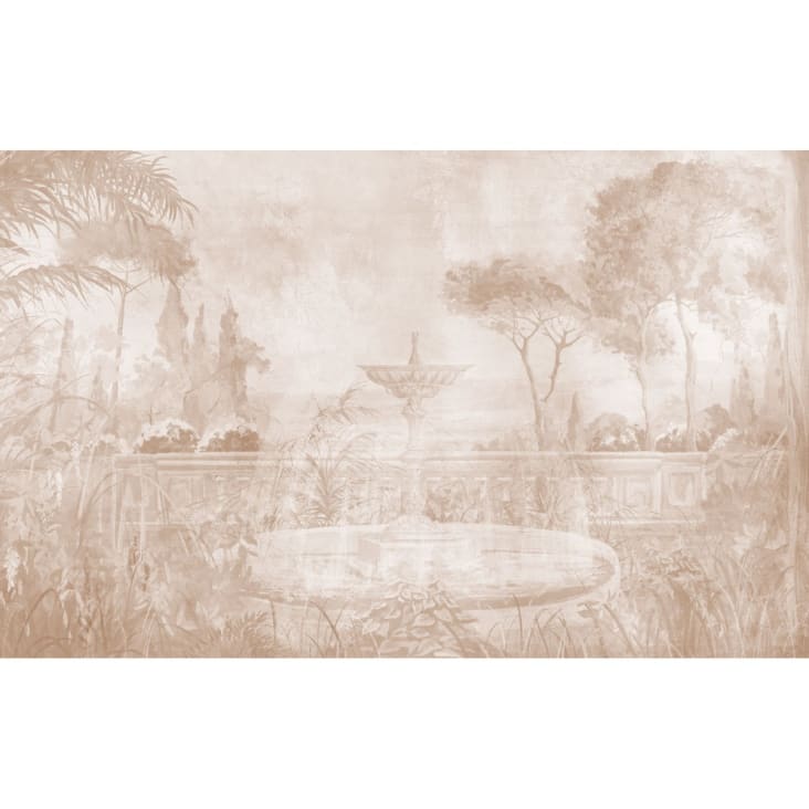Papier peint panoramique motif imprimé Beige 432x270cm-TIVOLI cropped-2