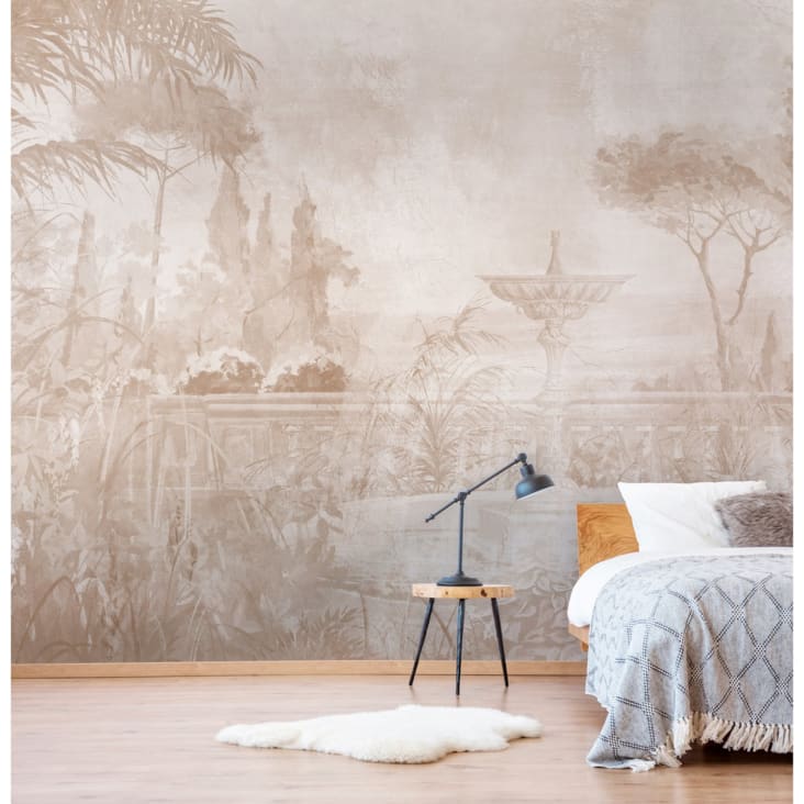 Papier peint panoramique motif imprimé Beige 432x270cm-TIVOLI cropped-3