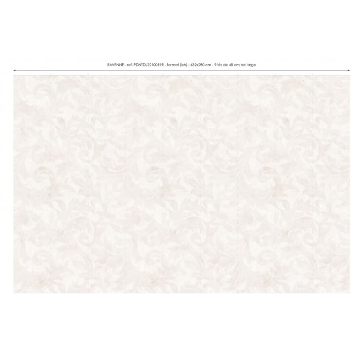 Papier peint panoramique motif imprimé Beige 432x280cm-RAVENNE cropped-4