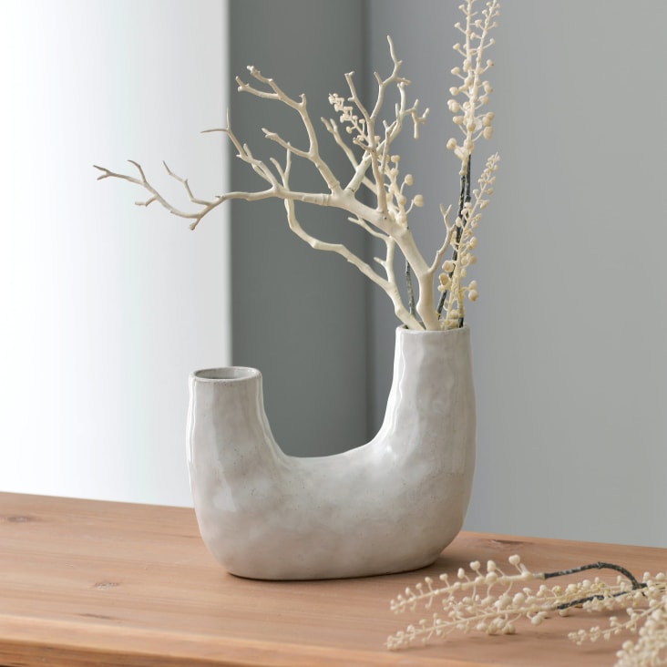 Vase en céramique U blanc-UDO cropped-3