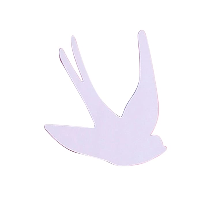 Plaque décorative hirondelle en métal violet IONA Maisons du Monde