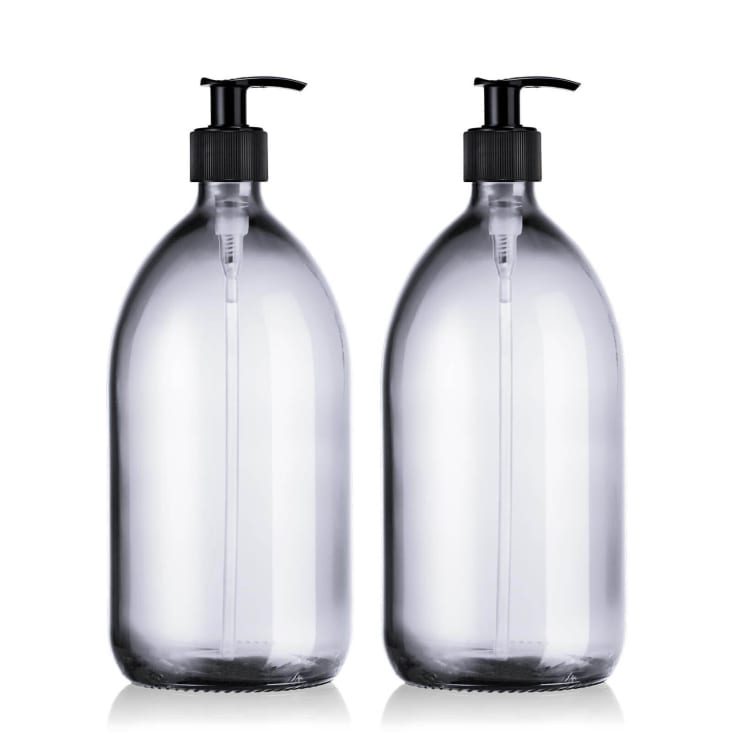 Distributeur De Savon Mural Croydex Euro - Blanc - Pour Salle De Bain Et Cuisine - Fixation Coin Ou Plat