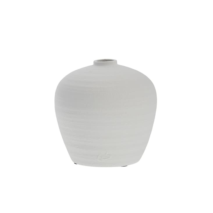 Lene Bjerre Rosabina - Vaso da fiori, 16 x 16 cm, colore: Bianco
