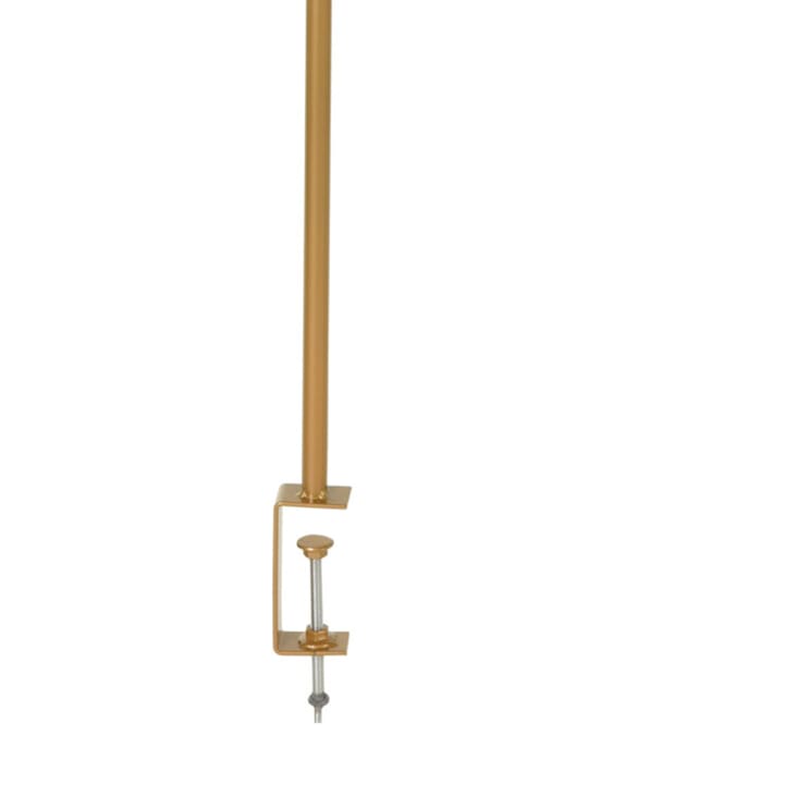 Crochet de table support lanterne en métal doré cropped-3