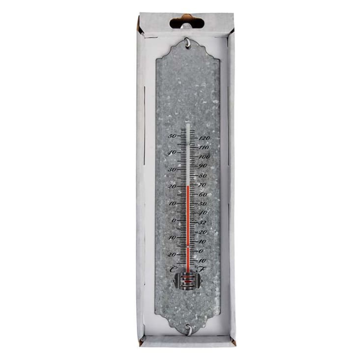 Thermomètre de jardin décoré 50 cm