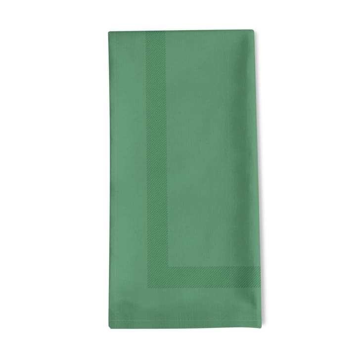 Serviette de table coton vert 50x55 cm-ENEA