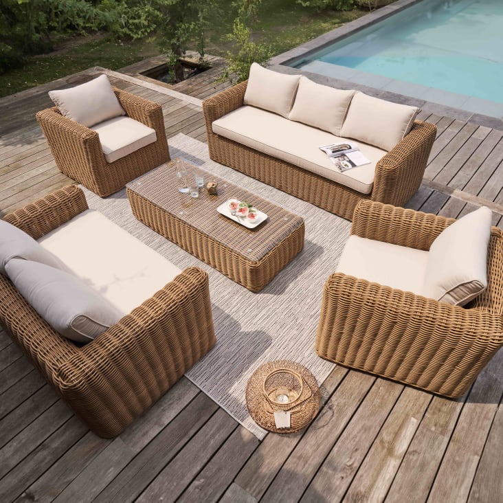 Leroy Merlin Set Tavolo E Sedie Da Giardino Bricoman Poltrone