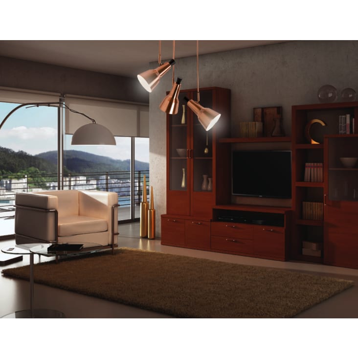 Lampada Da Soffitto Quadrata Per Due Lampadine 2x E27 Bianco Montaggio A Superficie 87397408