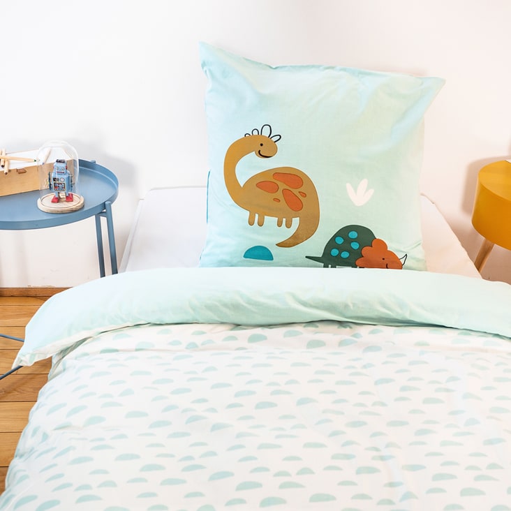 Parure de lit avec poche à doudou coton multicolore 140 x 200 cm cropped-2