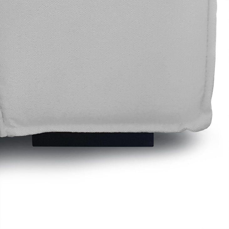 Canapé d'angle 3 places en tissu gris-Dflori cropped-7