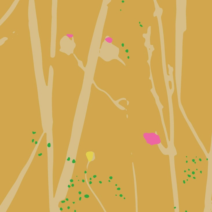 Papier peint panoramique herbes folles jaune 150x250cm cropped-3