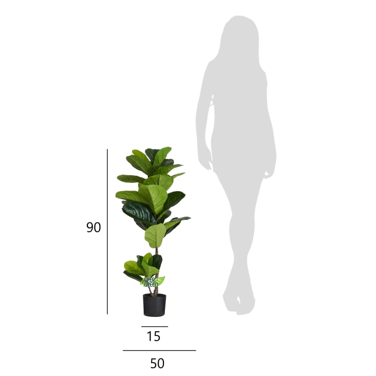 Plante artificielle Ficus Lyrata 90 cm cropped-7