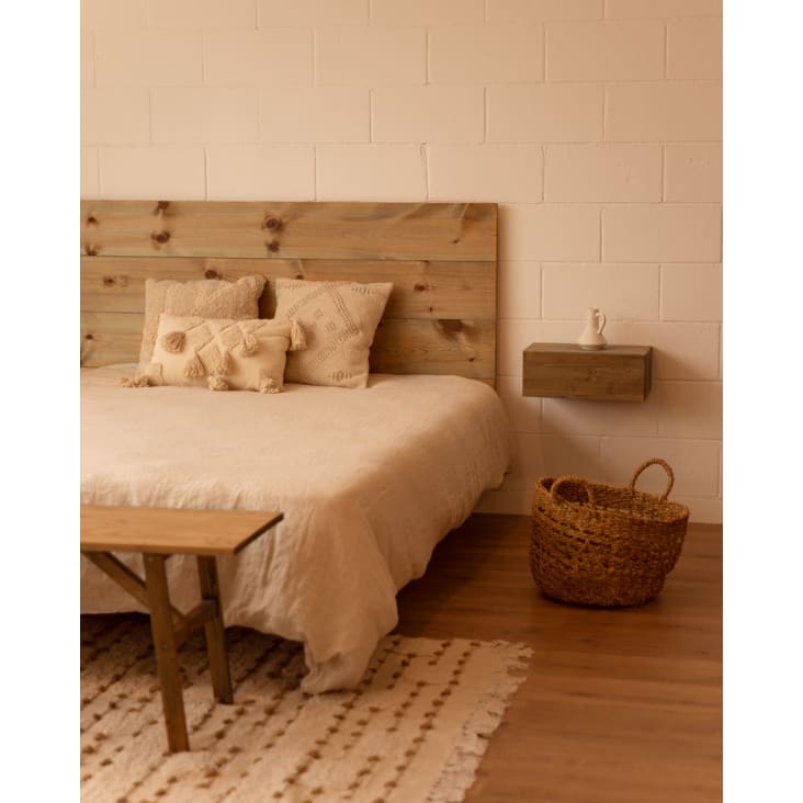 Maison Exclusive Cama de palets de madera maciza de pino 160x200