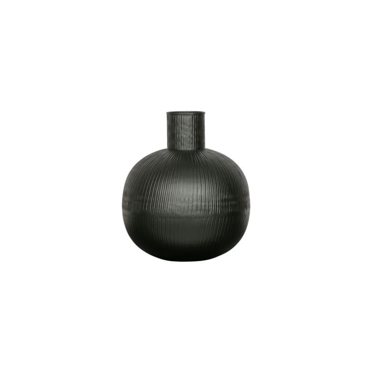 Vase en métal noir-Pixie
