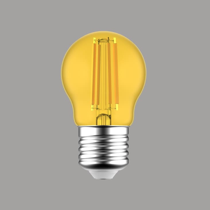 Bombilla LED C02 filamento espiral G45 dorado