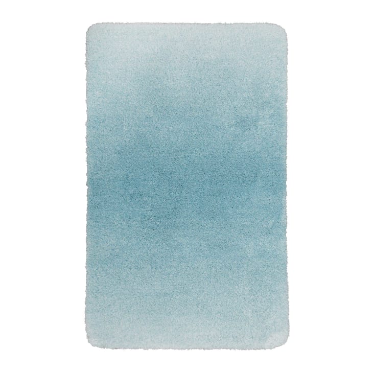 Tapis de bain doux dégradé turquoise 80x150-Luuk